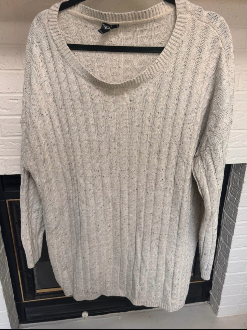 Windsor Oatmeal Ribbed Scoop Neck Pullover